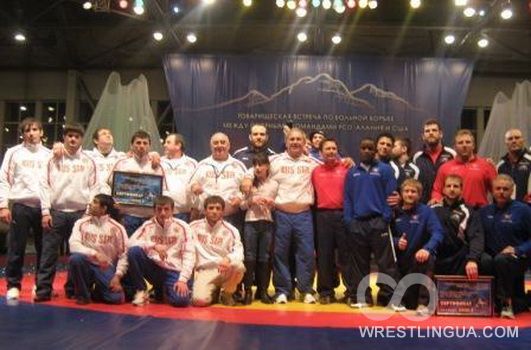 Сборная Северной Осетии победила американцев в матчевой встрече по вольной борьбе