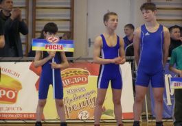 Международный турнир по вольной борьбе в Ивано-Франковске.