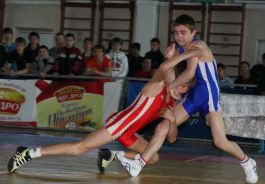 Международный турнир по вольной борьбе в Ивано-Франковске.