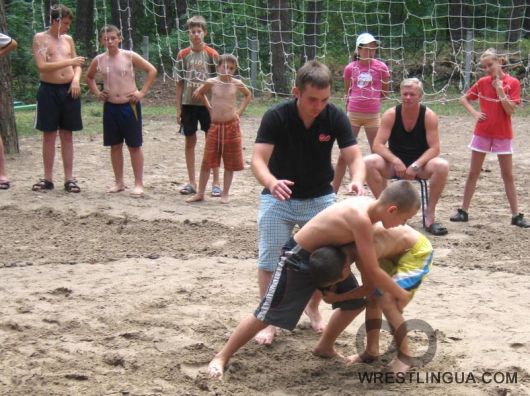 Детский турнир по борьбе сумо в Полтавской области