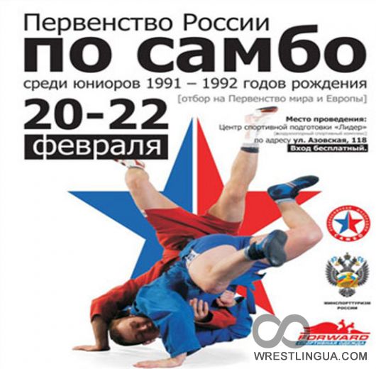 Первенство России по самбо среди юниоров (1991—92) Результаты
