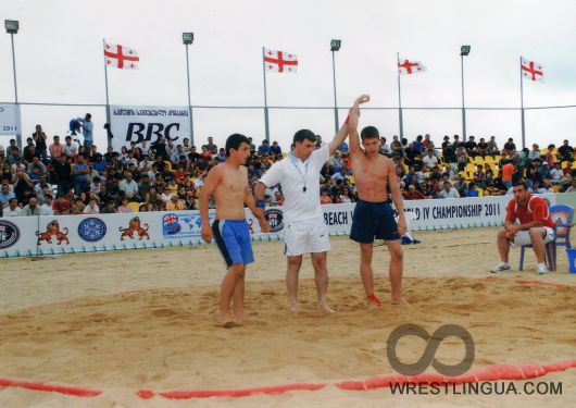 Михаил Шишин стал серебряным призёром чемпионата мира по пляжной борьбе