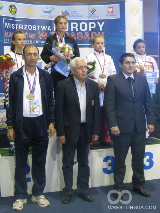 Результаты первого дня Чемпионата Европы по женской борьбе. Катовице 2012.