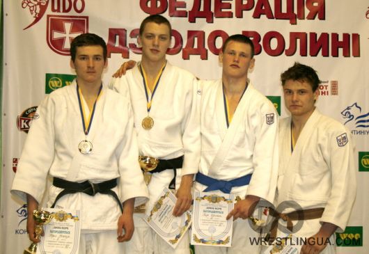 Результаты юниорского Чемпионата Украины по дзюдо в Луцке 2013