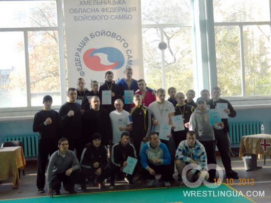Результаты Открытого Чемпионата Хмельницкой области по боевому самбо среди мужчин - 2013