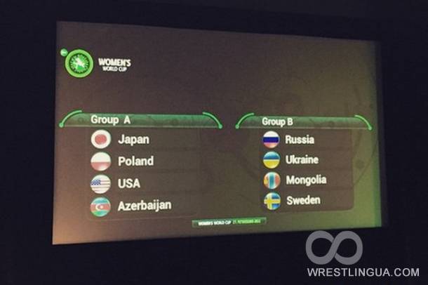 Результаты жеребьёвки кубков мира по борьбе 2015 года !