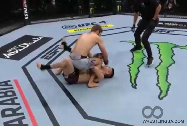 Саид Нурмагомедов за 50 секунд уничтожил Марка Стригла на шоу UFC FIGHT NIGHT 180. Результат последнего боя Саида Нурмагомедова.